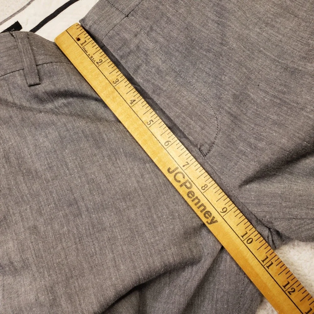 J.CREW Ludlow Slim Chino Pant Men 29x29 Gray Somelos Stretch Cotton Dress Slacks